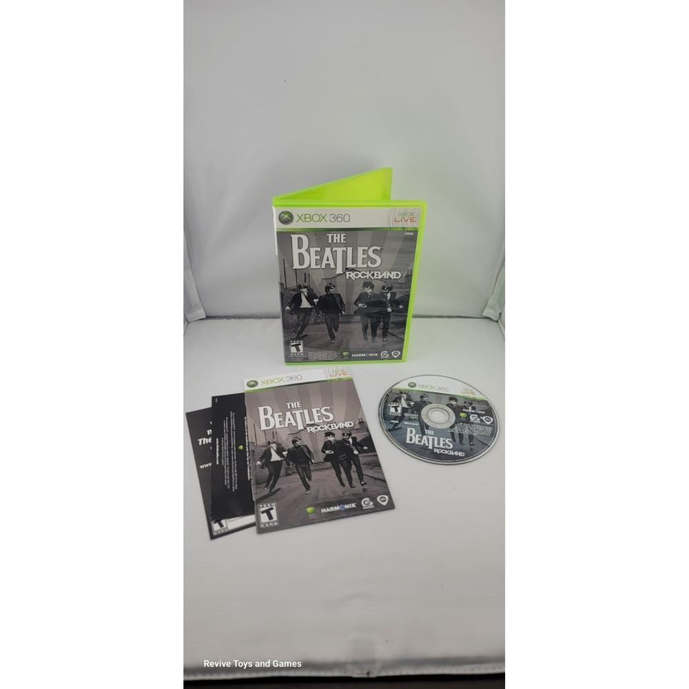 Beatles: Rock‎ Band (Microsoft Xbox 360, 2009) CIB Complete Tested and Working